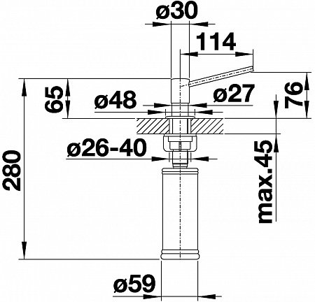Дозатор для жидкого мыла Blanco Torre 526430 нержавеющая сталь